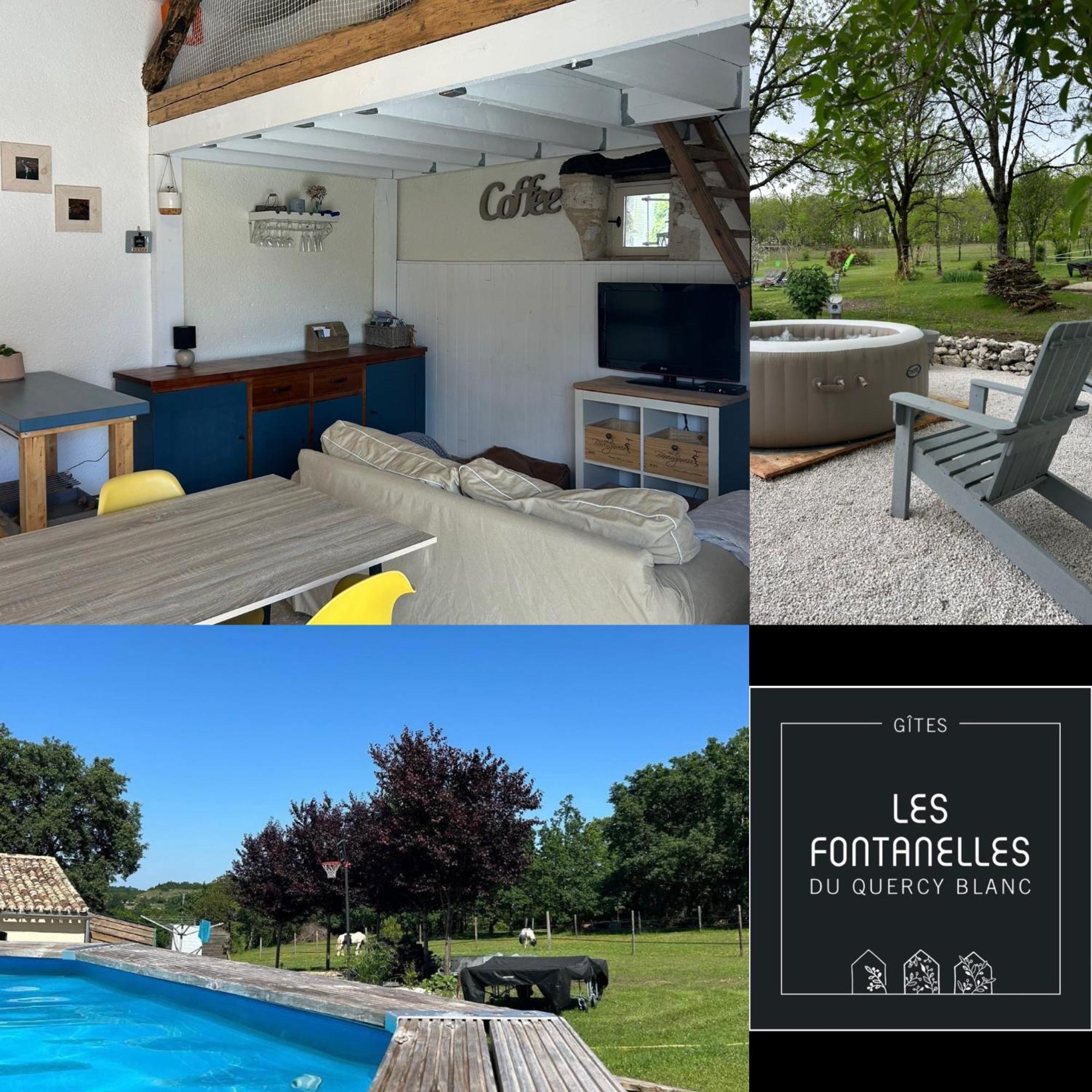 Les Fontanelles Du Quercy Blanc Villa Montcuq ภายนอก รูปภาพ